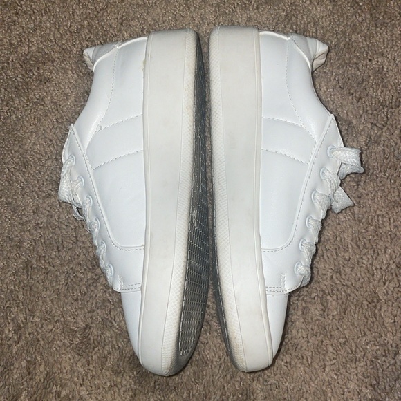 Report White Platform Lace Up Sneakers bought from Boutique Excellent Condition - Picture 3 of 5